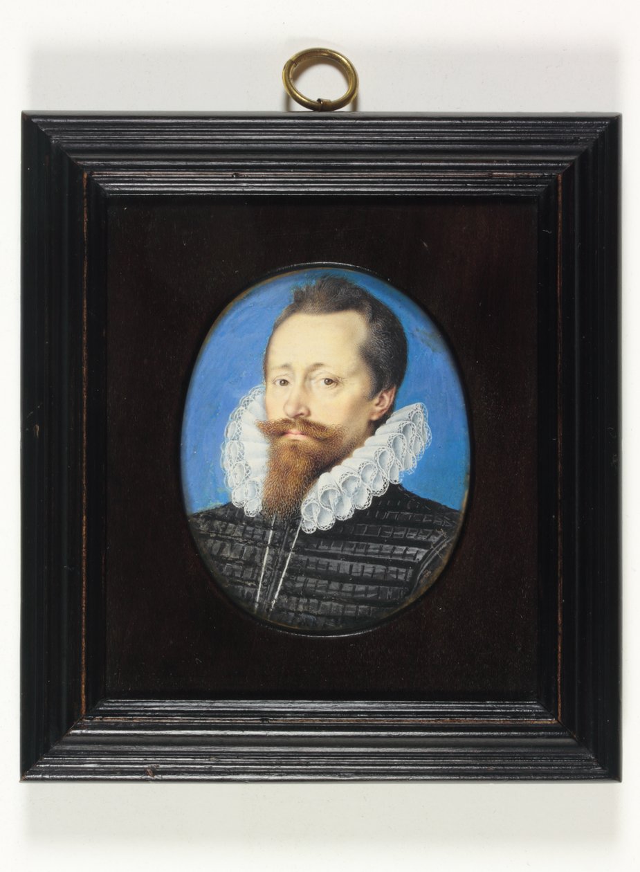 A Gentleman, perhaps Edward Cecil, Viscount Wimbledon by Isaac Oliver