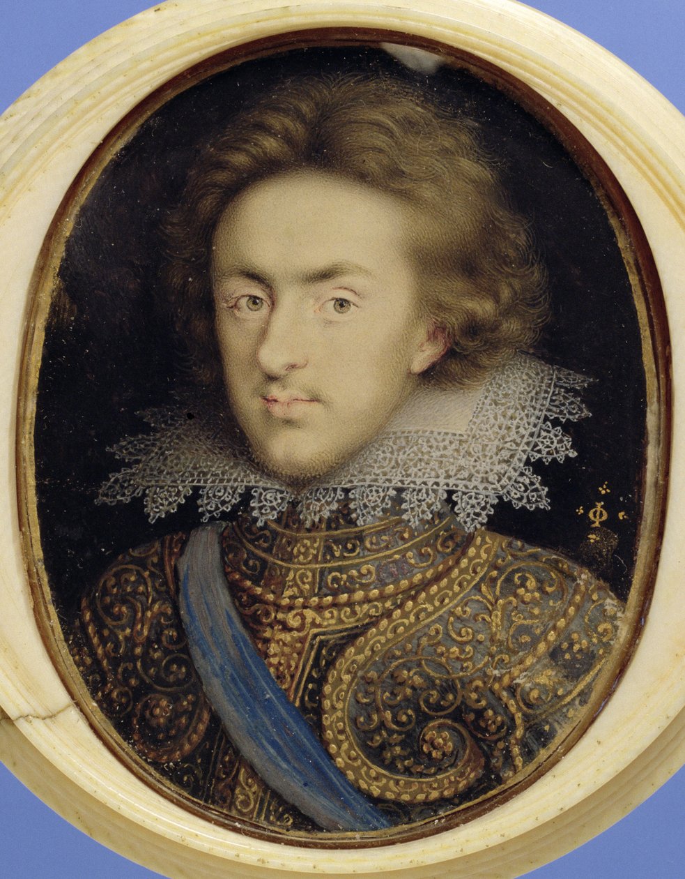 Miniature Portrait of Henry (1594-1612) Prince of Wales by Isaac Oliver