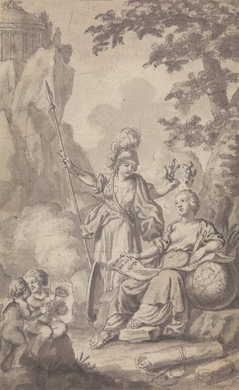 Frontispiece for Town and Country Magazine, for Vol. II, No. 1 by Isaac Taylor