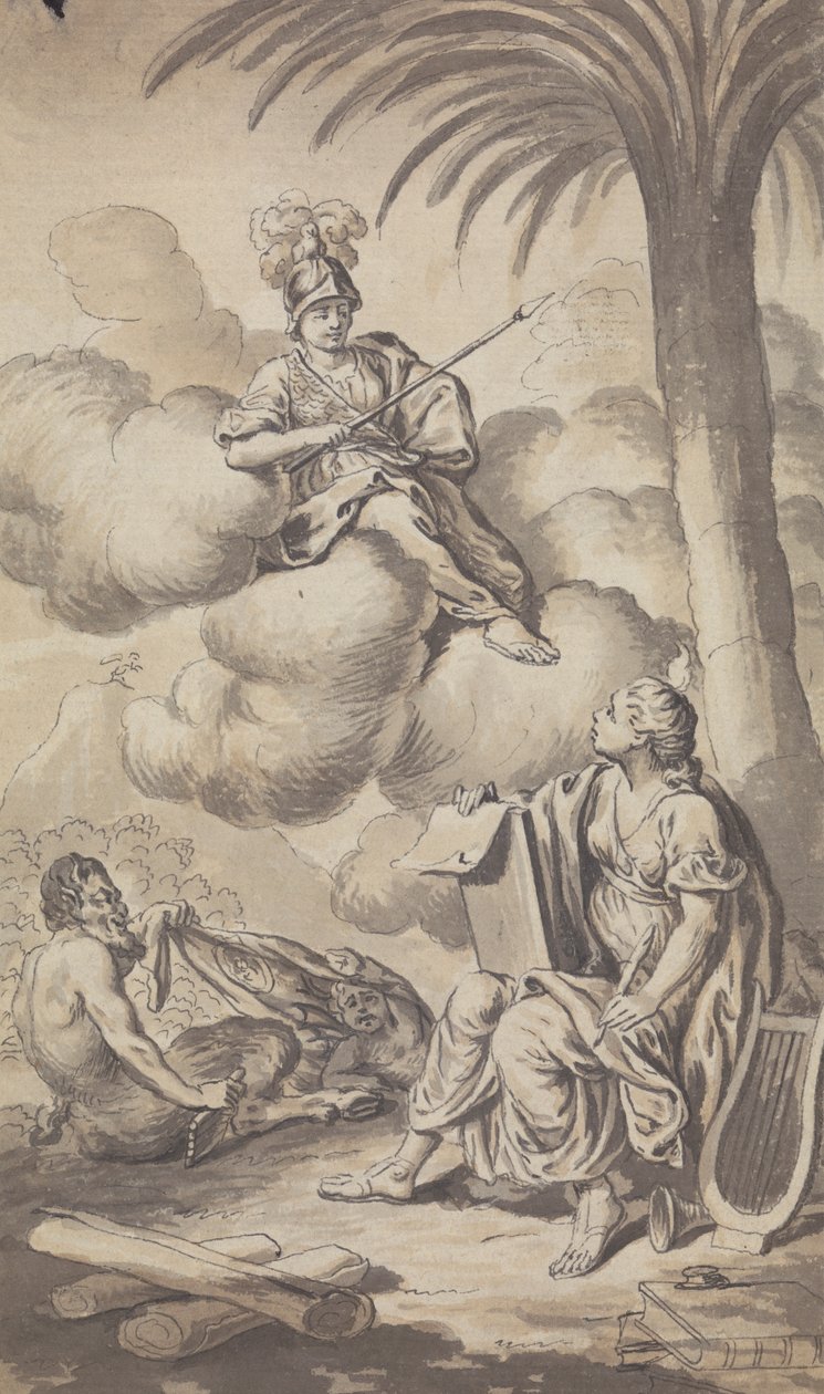 Town and Country Magazine - Frontispiece for Vol. IV, 1772 by Isaac Taylor