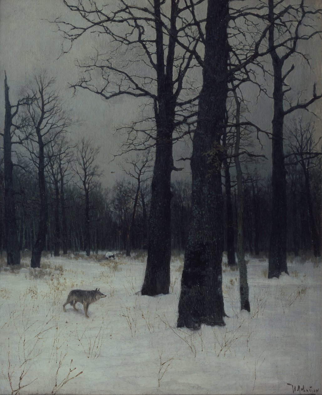 Forest in Winter by Isaak Ilyich Levitan