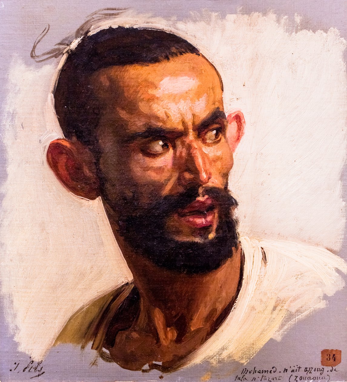 Kabyle Head by Isidore Pils