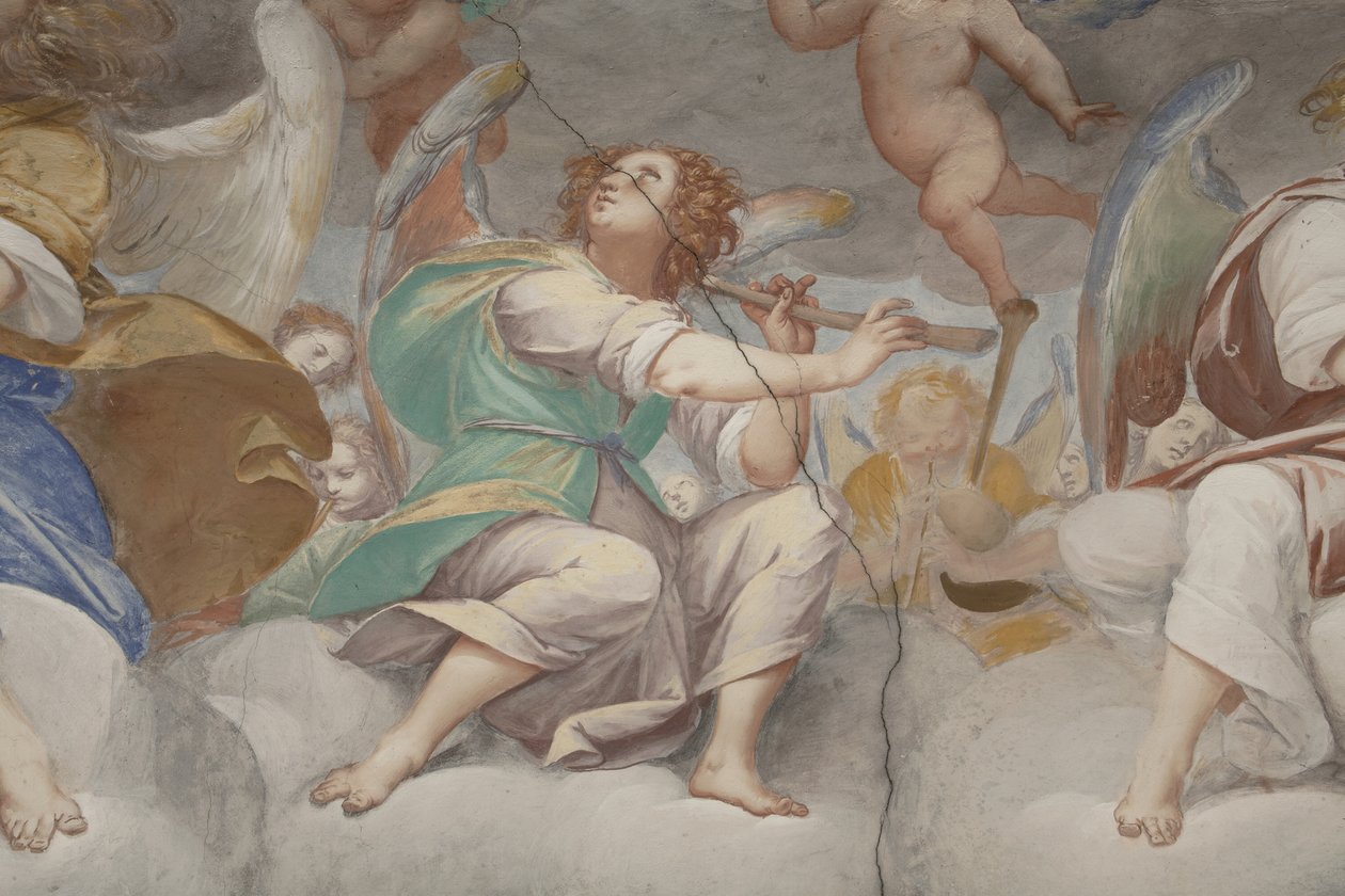 Angels, Musician Angels and Puttos (detail) by Isidoro Bianchi