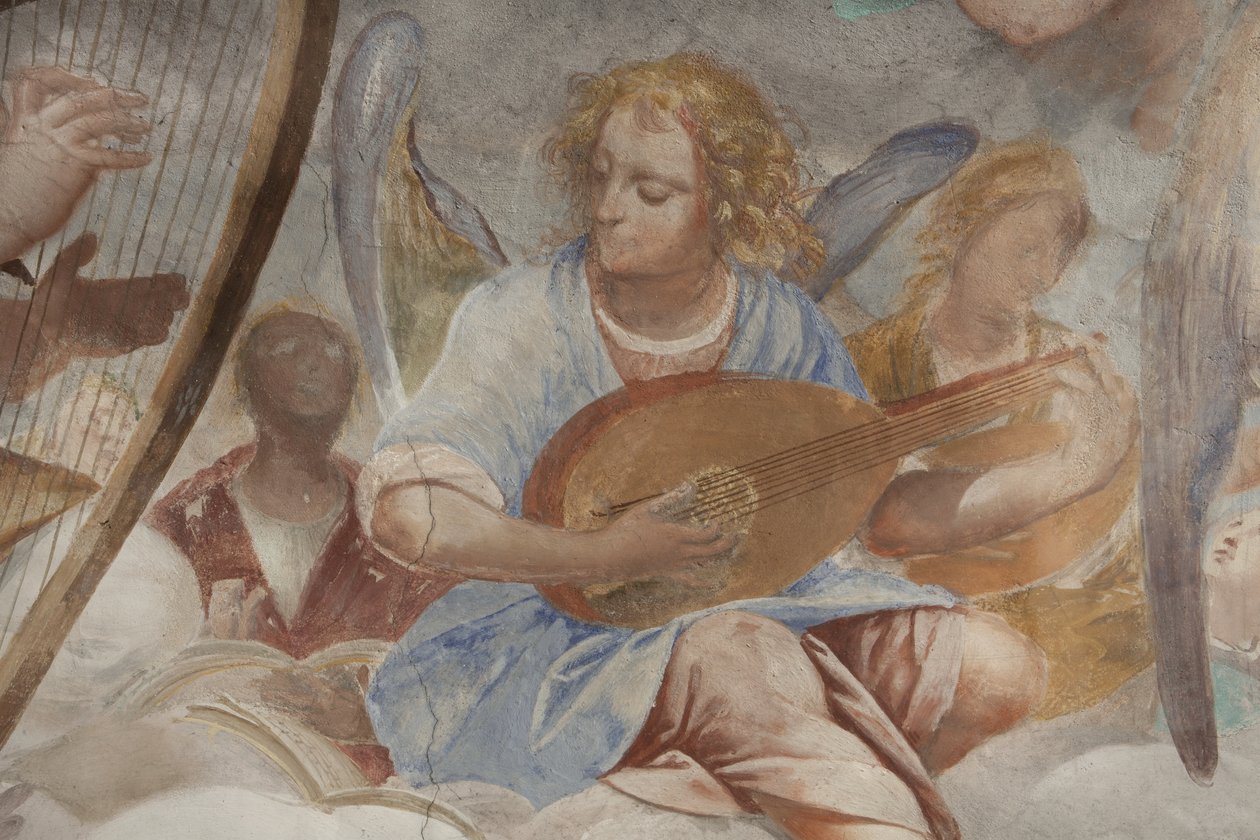 Angels, Musician Angels and Puttos (detail) by Isidoro Bianchi