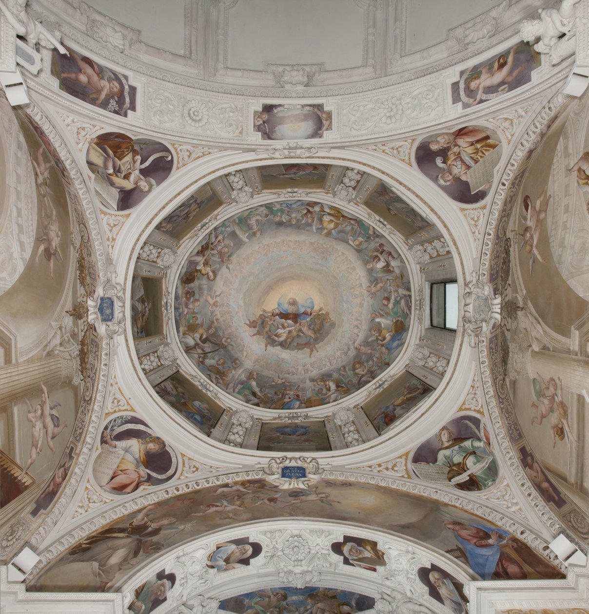 Paradise with Eternal Father, c.1623-34 (detail) by Isidoro Bianchi