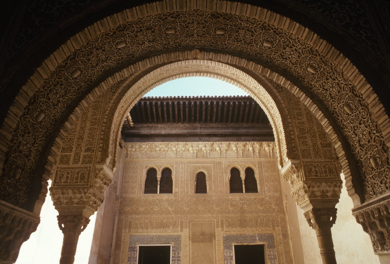 View of the palace from the patio de Mexuar by Islamic School