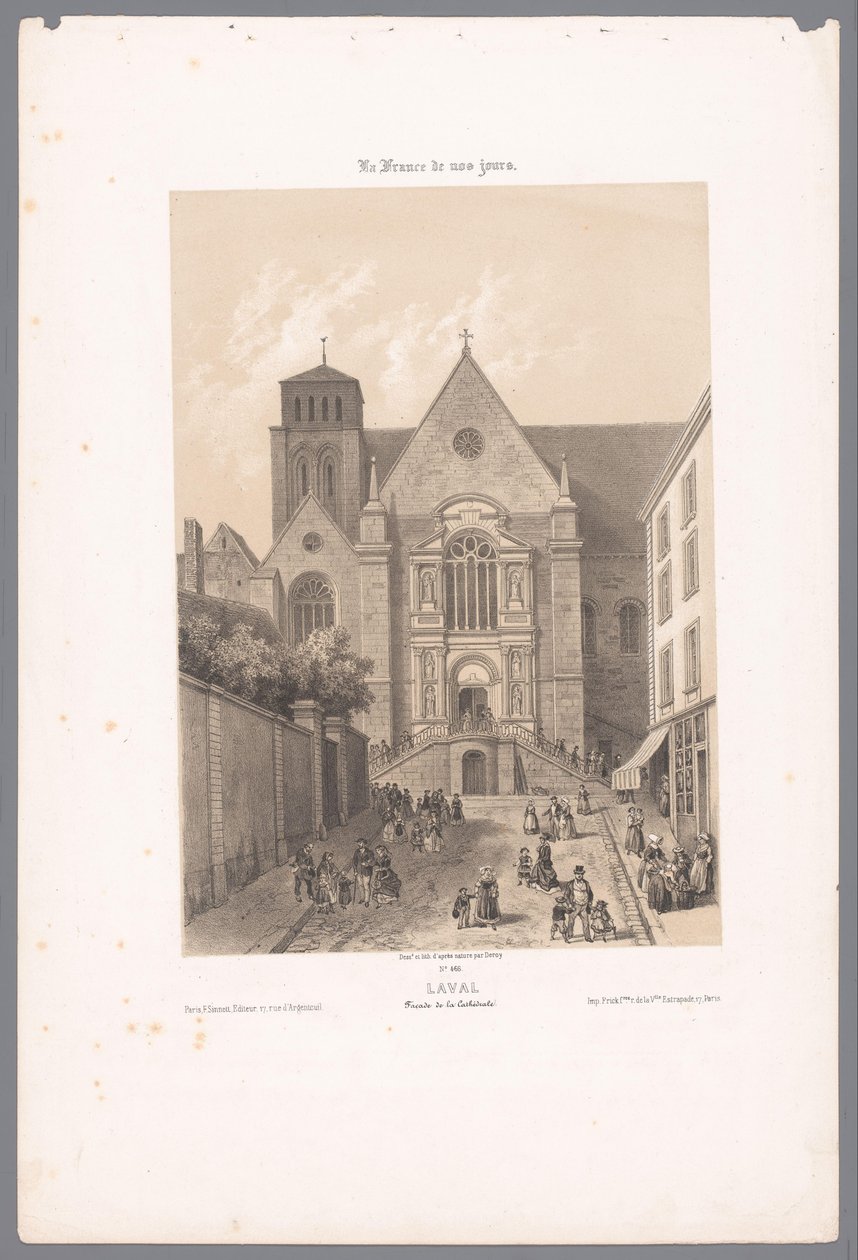 View of the Cathedral of the Holy Trinity in Laval