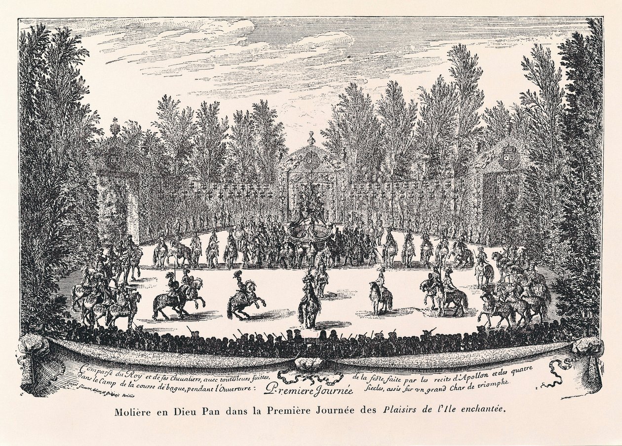 Moliere in God Pan, Illustration of 