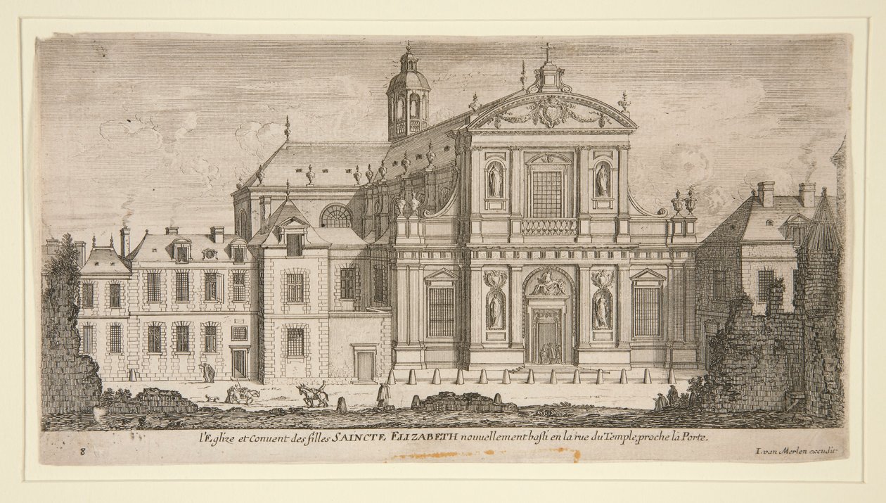 Convent of St. Elizabeth by Israël Silvestre