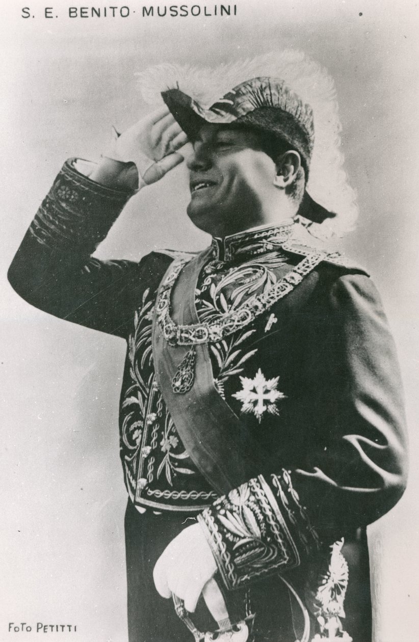 Benito Mussolini (1883-1945) 1930s by Italian Photographer