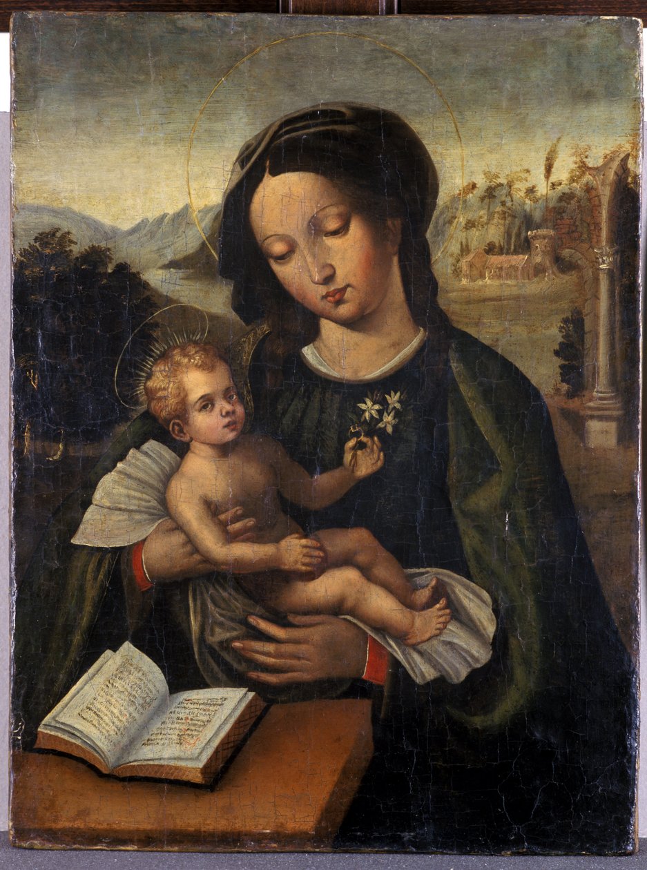 Madonna and Child by Italian School: Buy fine art print