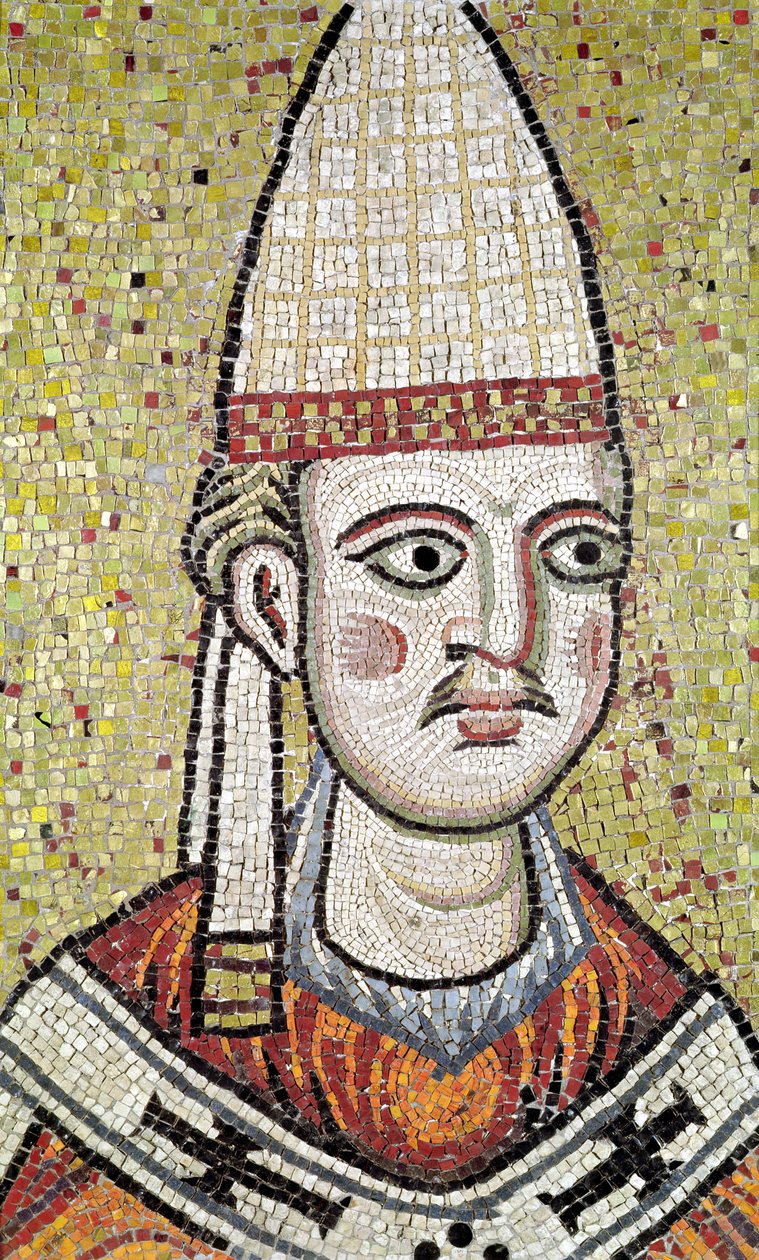Pope Innocent III (mosaic) by Italian School