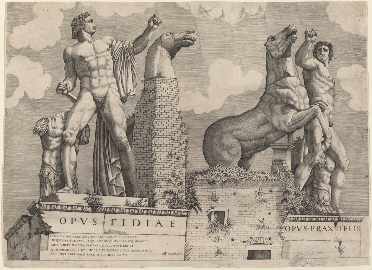 Opus Filiae... Opus Praxitelis by Italian 16th Century