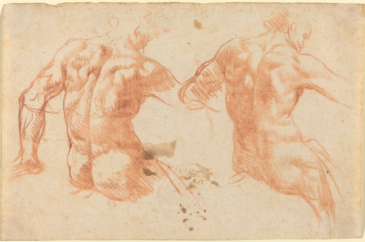 Two Nudes by Italian 17th Century