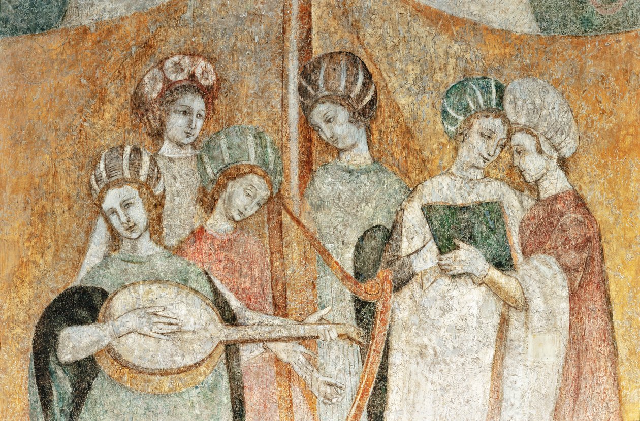 Bicocca degli Arcimboldi: 15th Century Fresco (detail) by Italian School