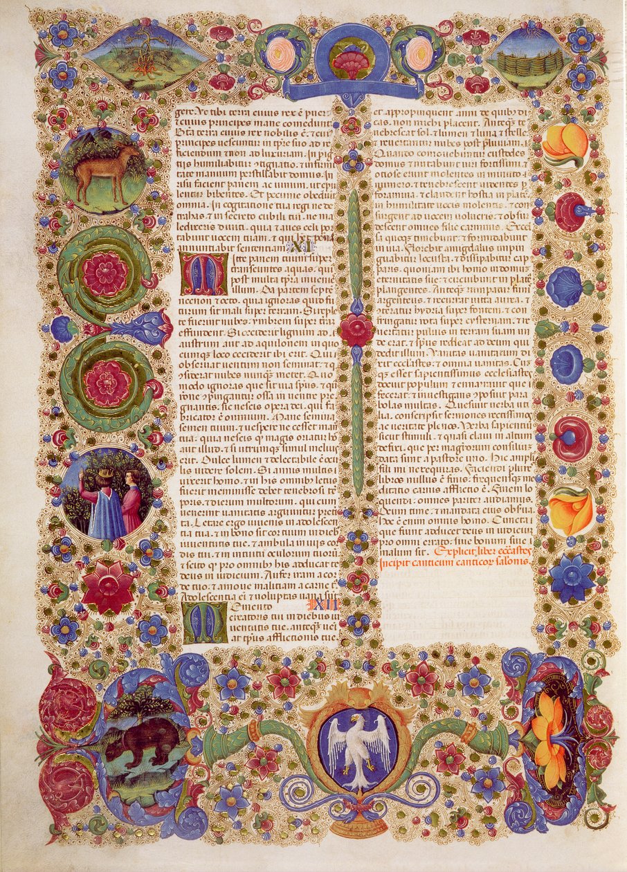 End of the Book of Solomon, from the Borso d