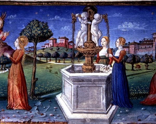 The Archangel Raphael Visits Mary by Italian School