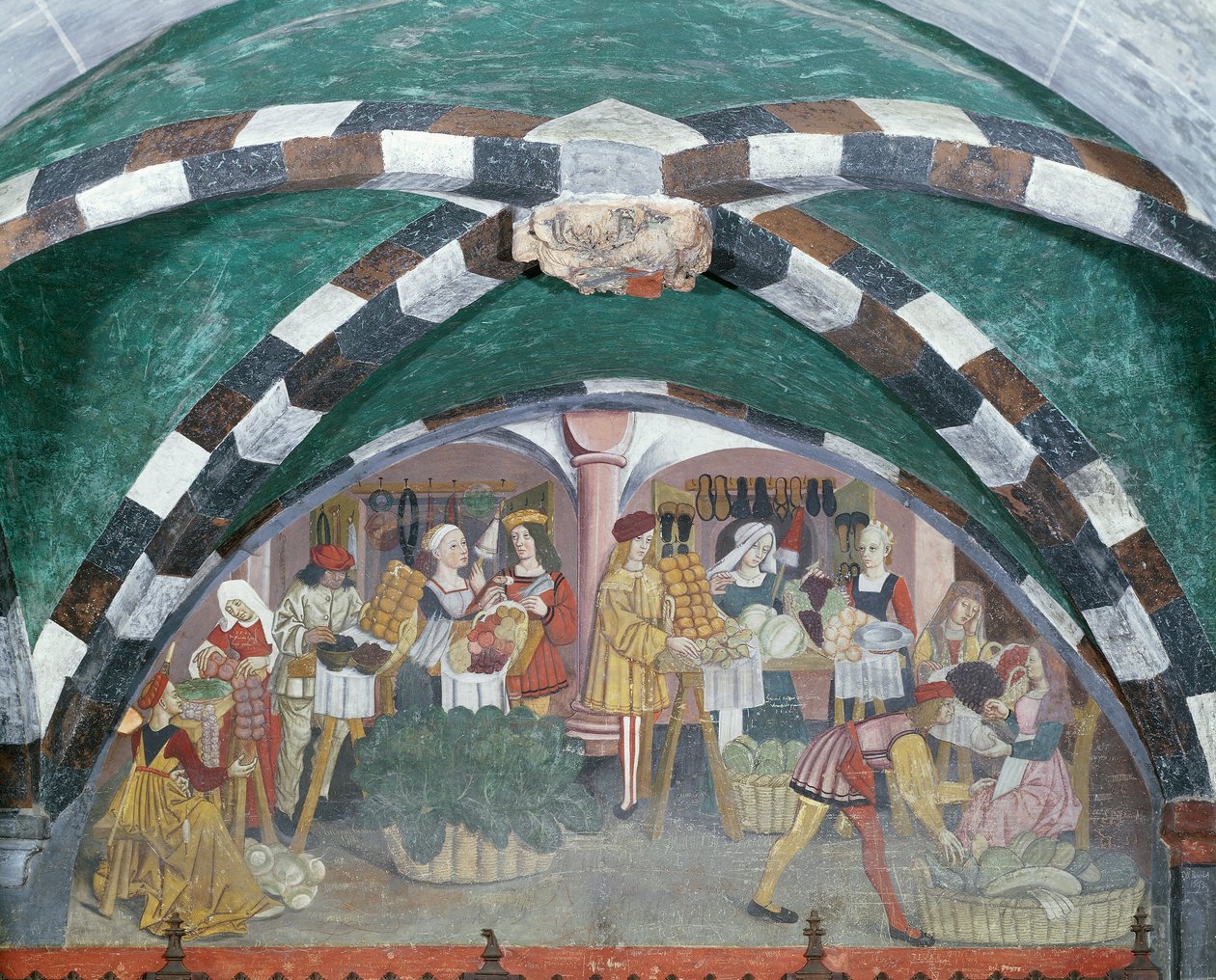 Fruit and Vegetable Market by Italian School