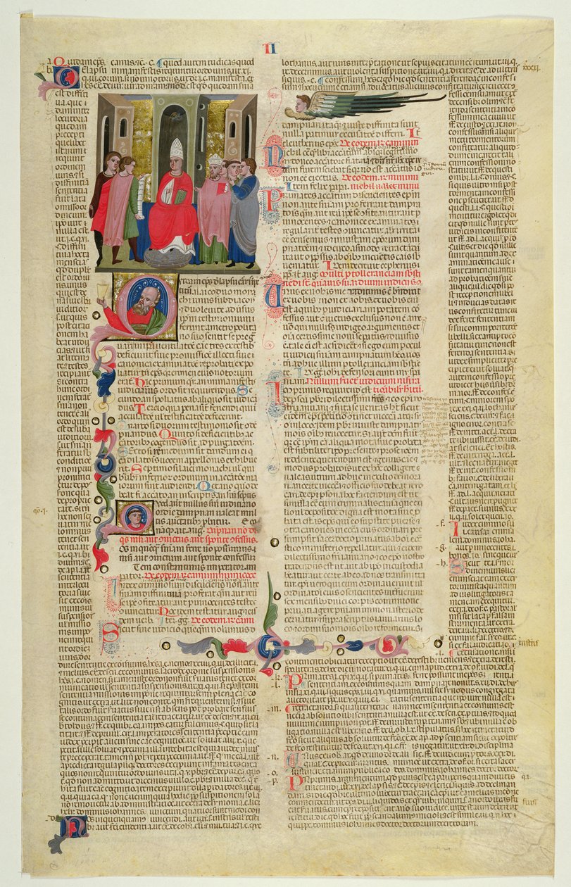 Marlay Cutting IT.3: Leaf with Miniature from Gratian