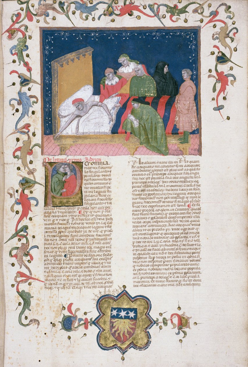 A Man Making His Will, from 
