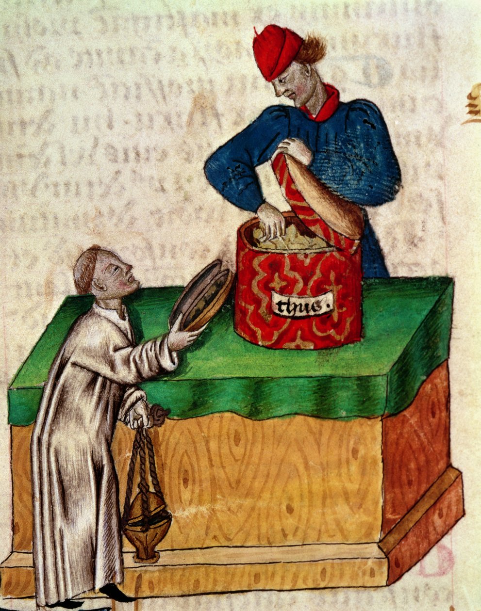 Incense seller, from 
