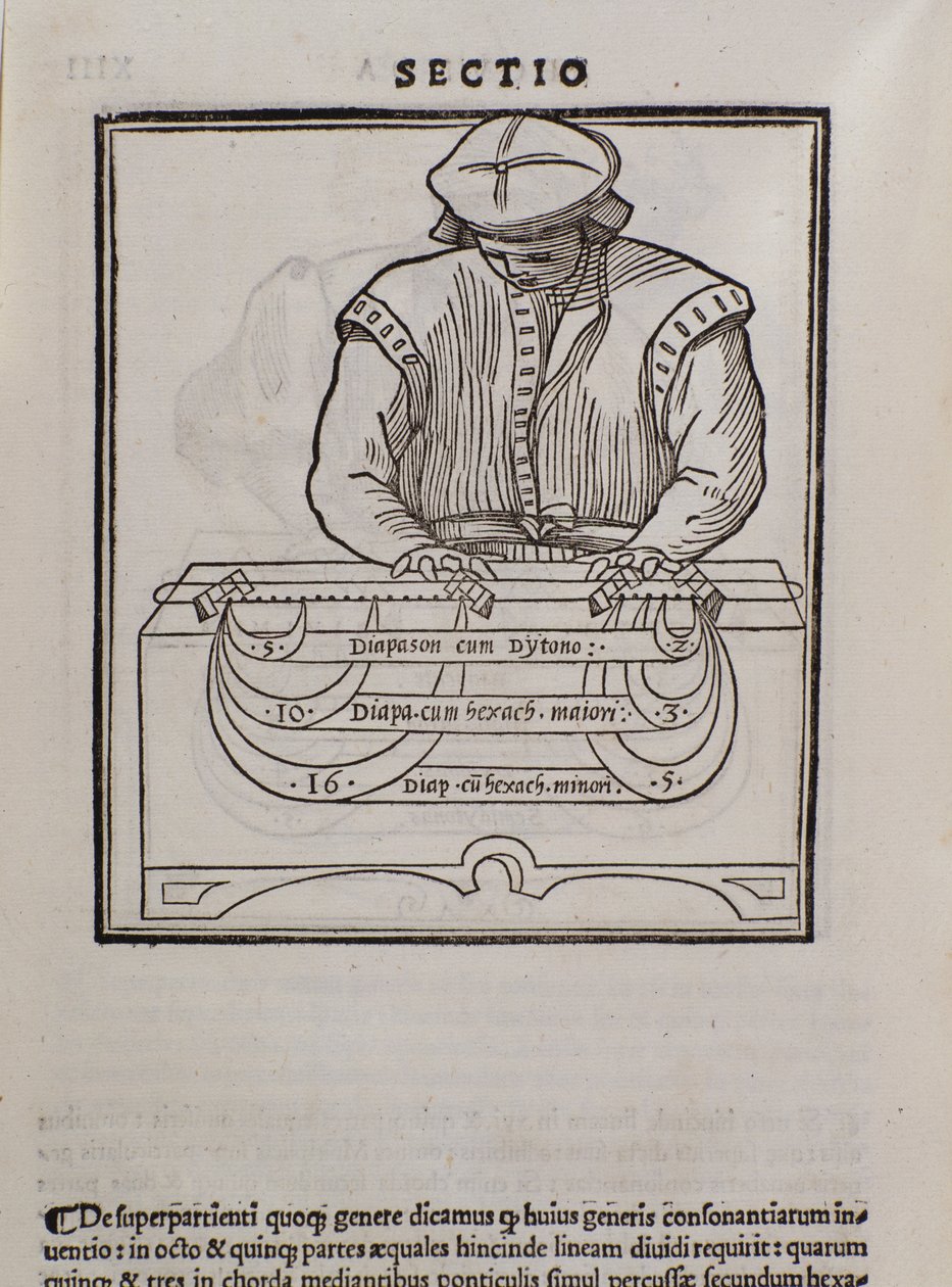 Page from Musica theorica by Italian School