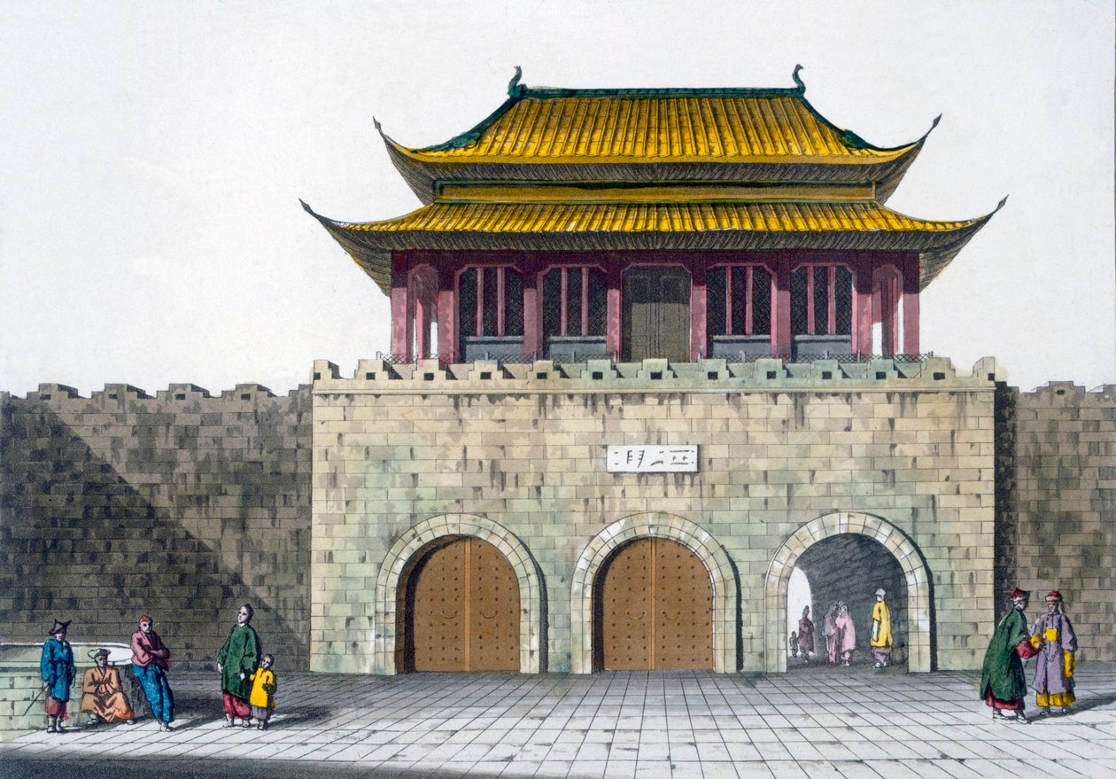 Pagoda Towers of Nanking, c.1820s-30s by Italian School