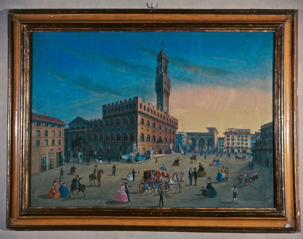 Palazzo Vecchio in the Piazza della Signoria, Florence by Italian School