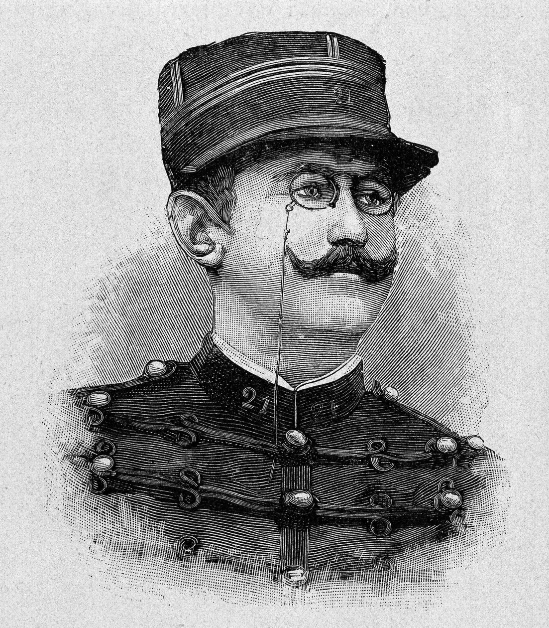 Portrait of Alfred Dreyfus by Italian School