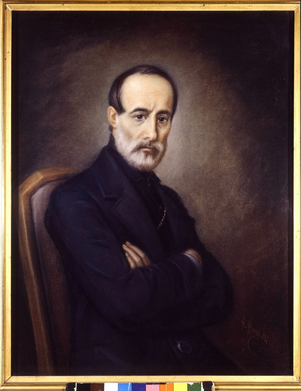Portrait of Giuseppe Mazzini (19th century painting) by Italian School