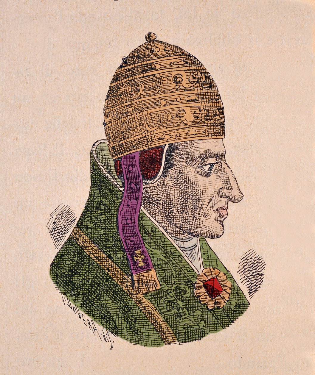 Portrait of Antipope Alexander V (1409-1410) by Italian School