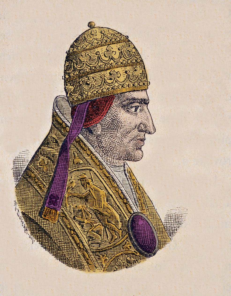 Portrait of Pope Clement II (1046-1047) by Italian School