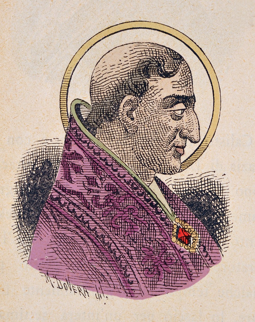 Portrait of Pope Urban I (222-230) by Italian School