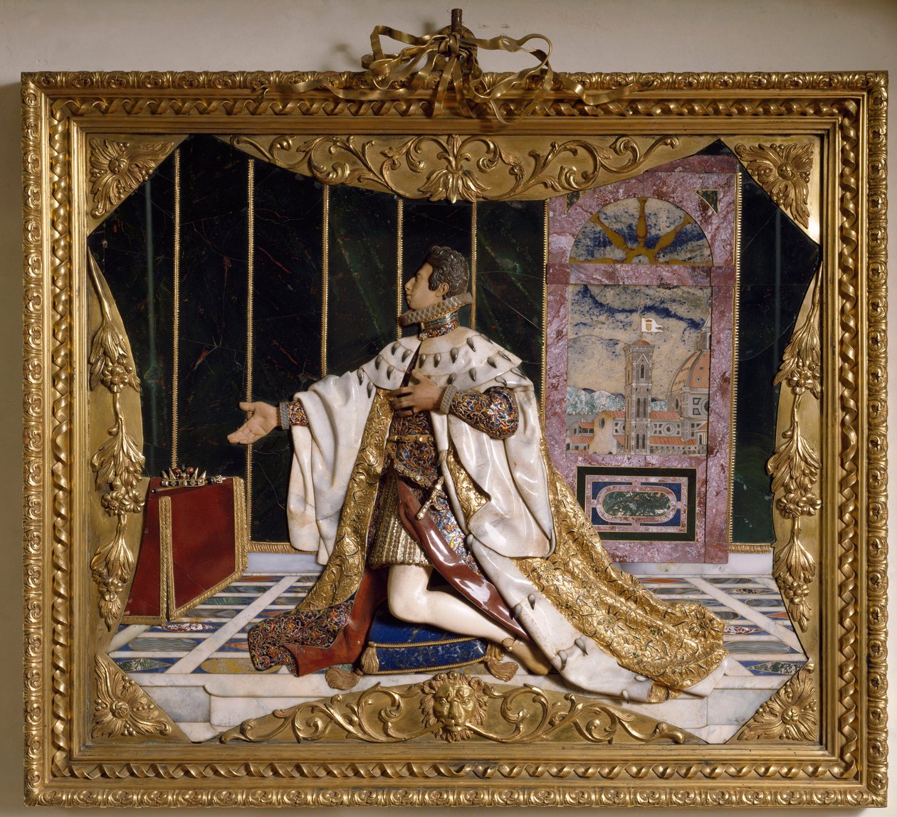 Representation of Cosimo II de Medicis, Grand Duke of Tuscany by Italian School