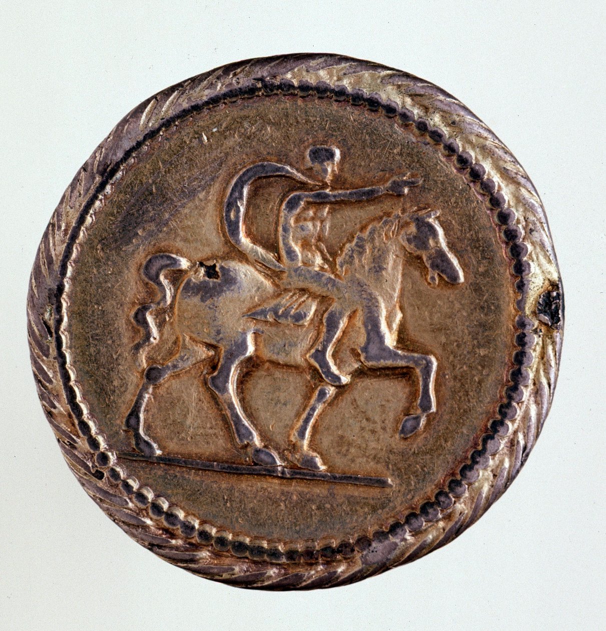 Silver Coin from Ferrara: Reign of Duke Ercole I d