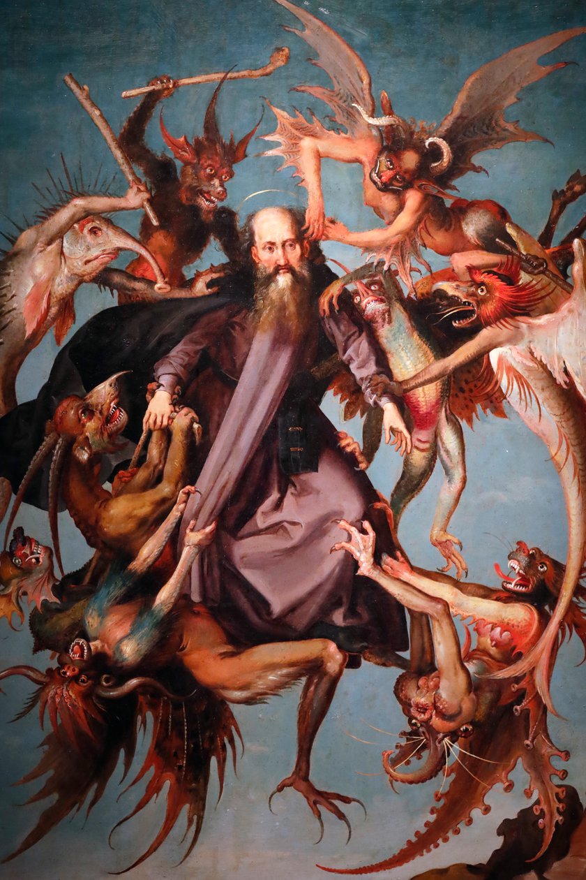 Temptations of St Anthony (16th century) by Italian School