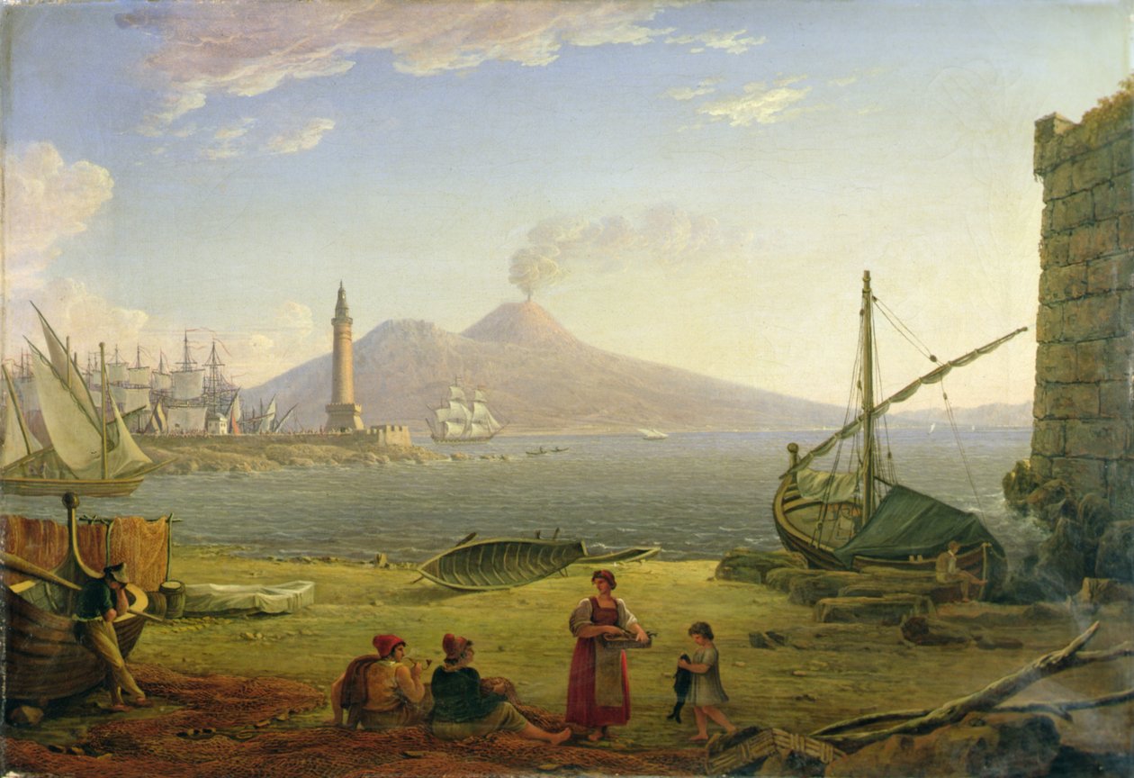 The Bay of Naples by Italian School