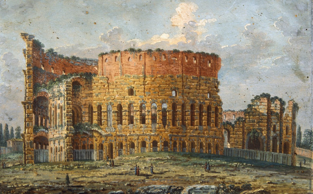 The Colosseum by Italian School