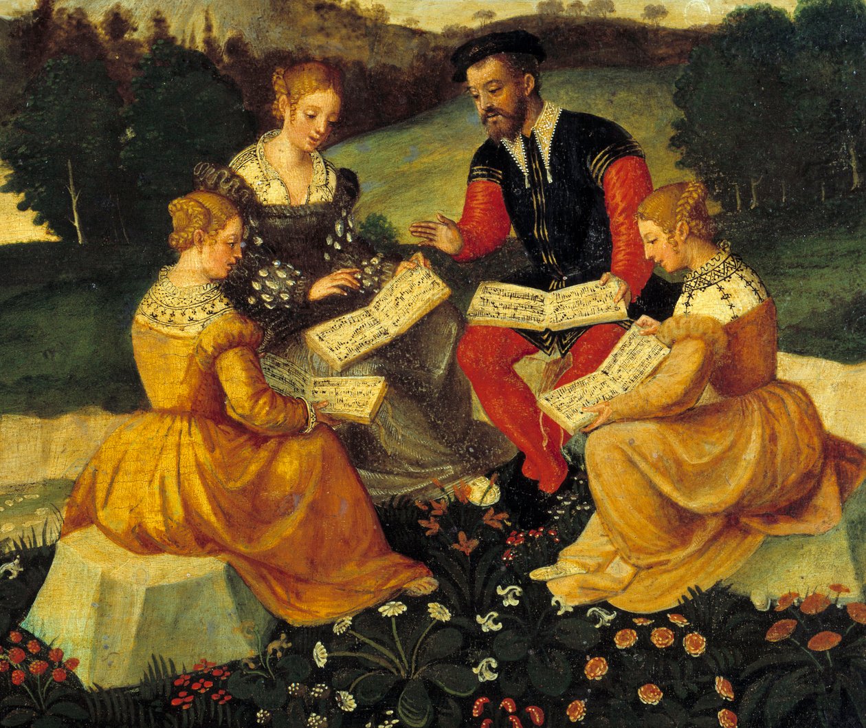 The vocal concert by Italian School