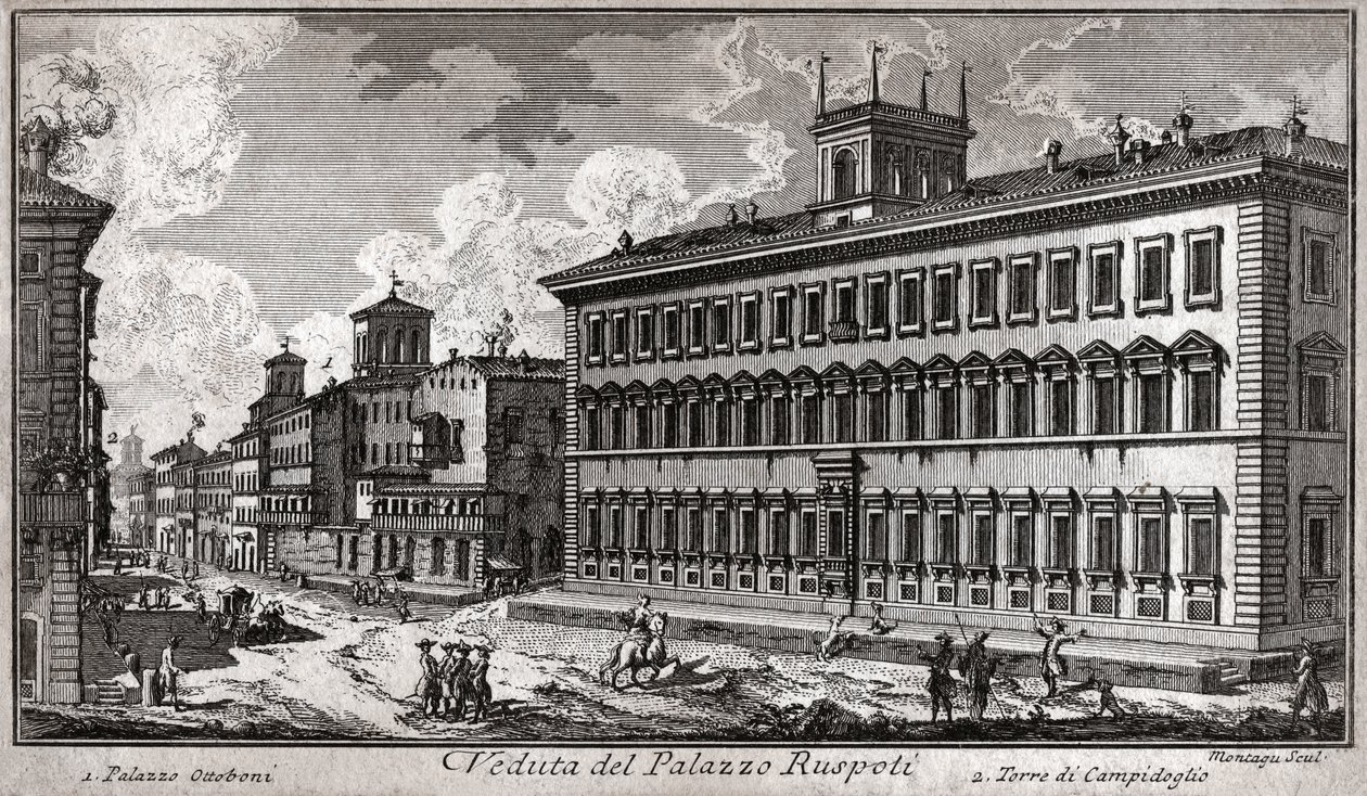 Via del Corso, Rome by Italian School