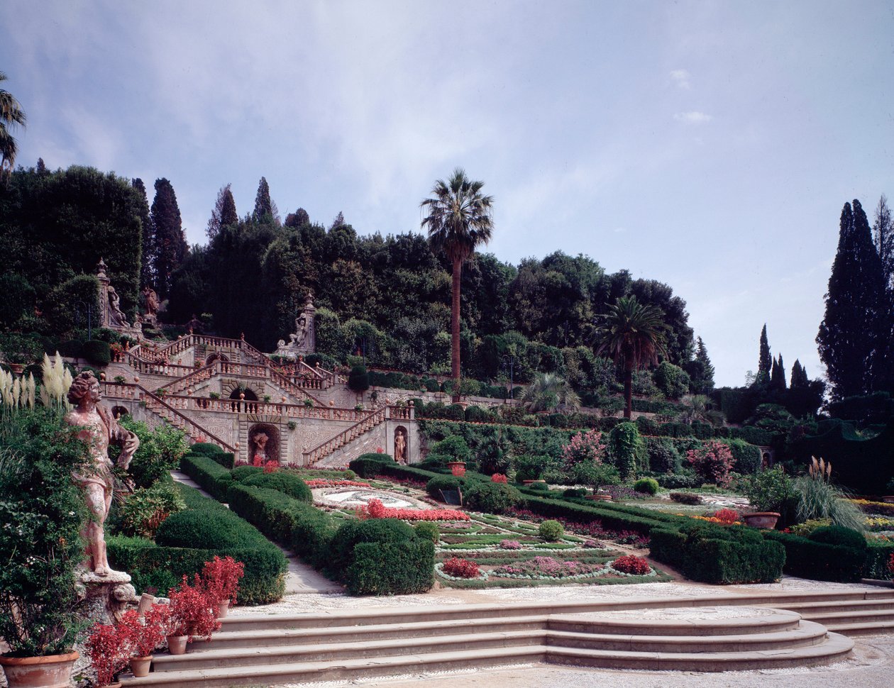View of Gardens by Italian School