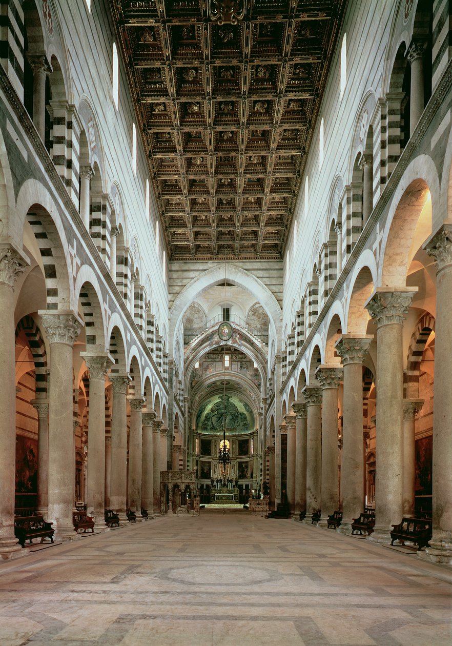 View of the Nave by Italian School