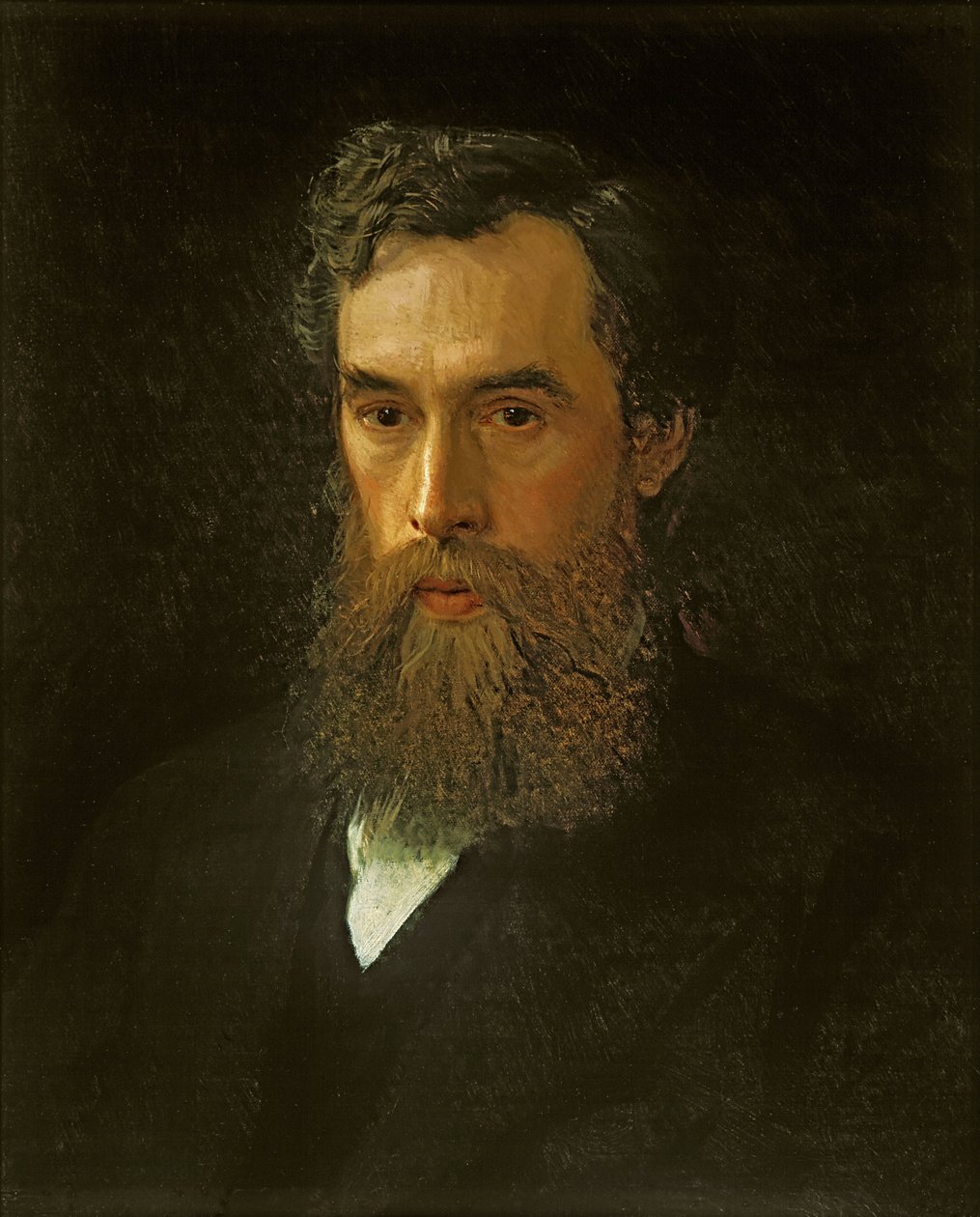 Portrait of Pavel Tretyakov (1832–1898) by Ivan Nikolaevich Kramskoy