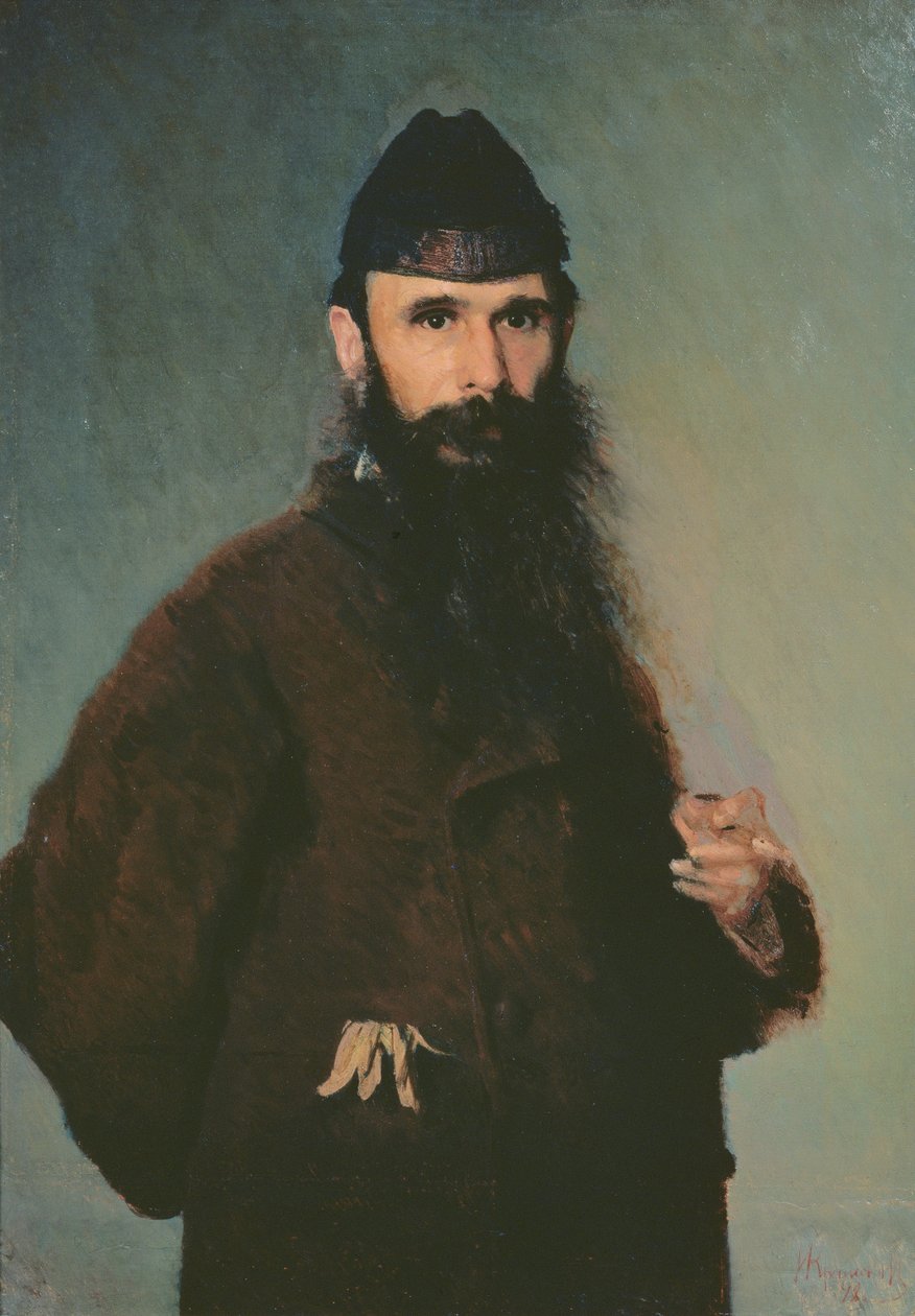 Portrait of Alexander Litovtchenko (1835-90), 1878 by Ivan Nikolaevich Kramskoy
