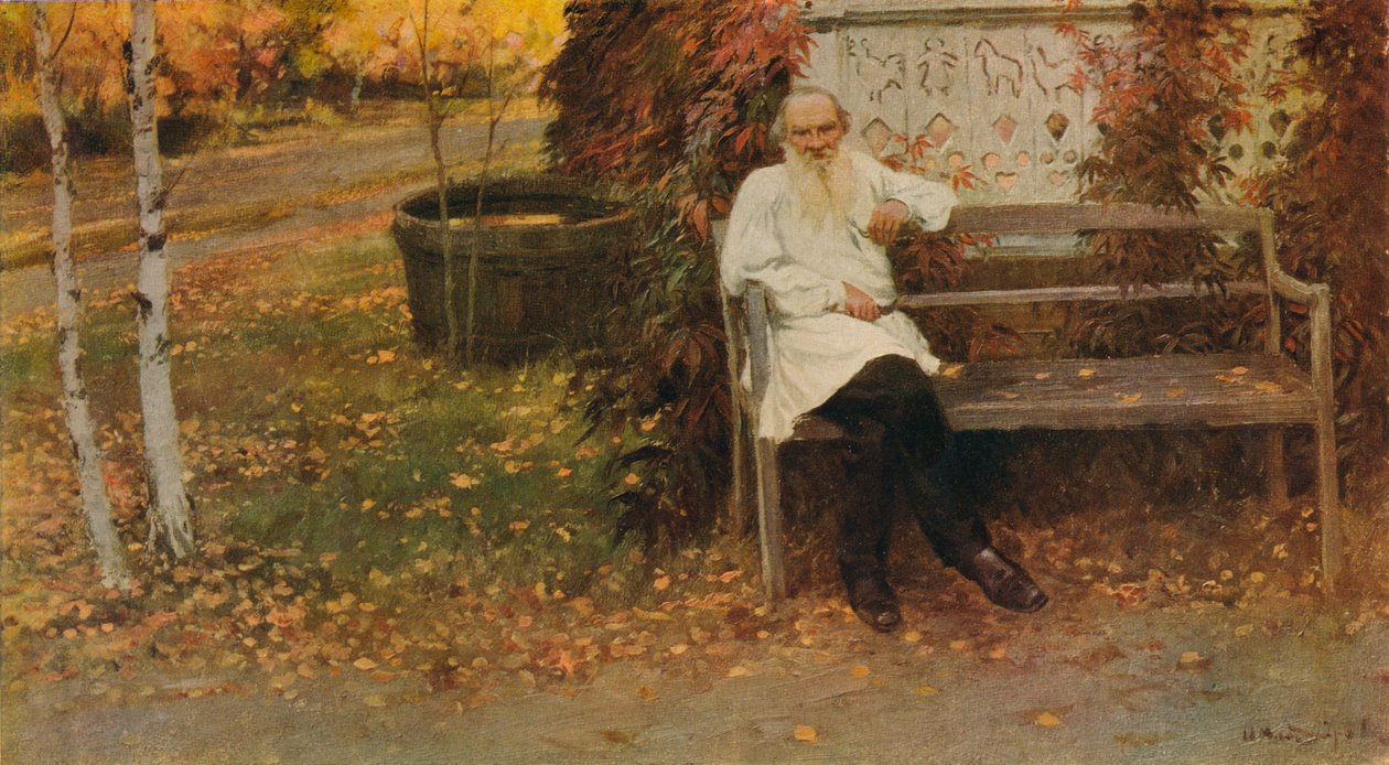 Count Leo N. Tolstoi by Ivan Alekseyevich Vladimiroff