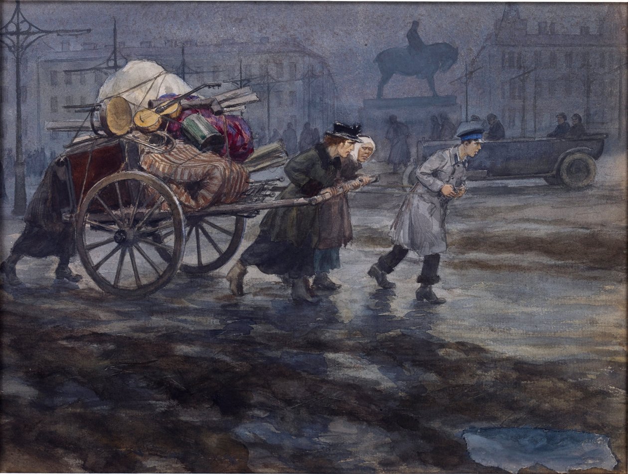 Remains of a Wealthy House by Vladimirov, Ivan Alexeyevich by Ivan Alexeyevich Vladimirov