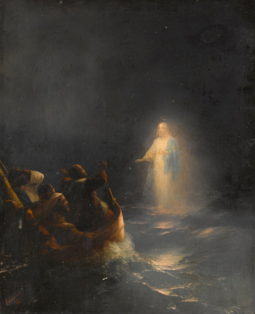 Jesus Walks on Water by Ivan Konstantinovich Aivazovsky
