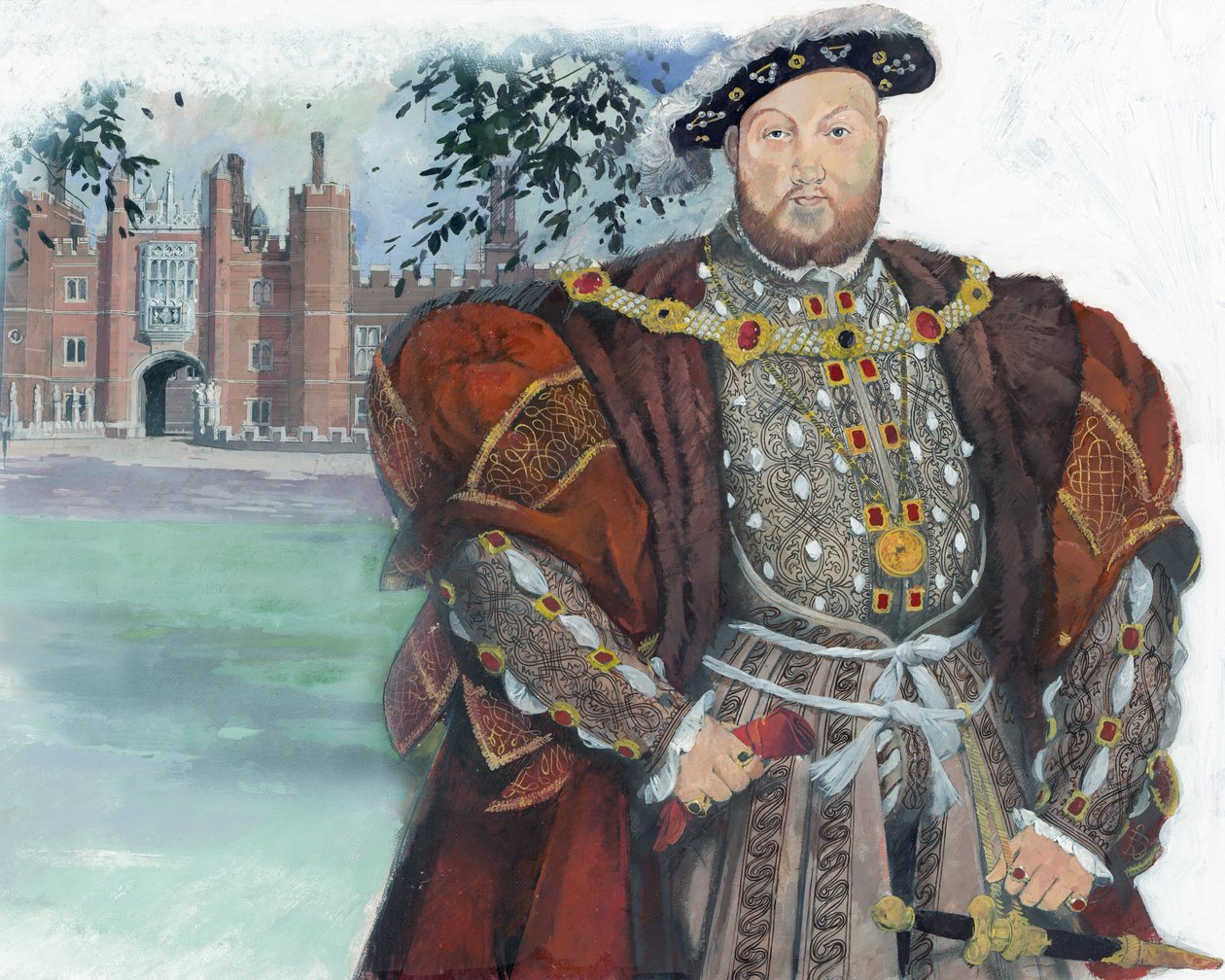 King Henry VIII of England, Based on the Portrait of Henry by Hans Holbein the Younger, UK by Ivan Lapper