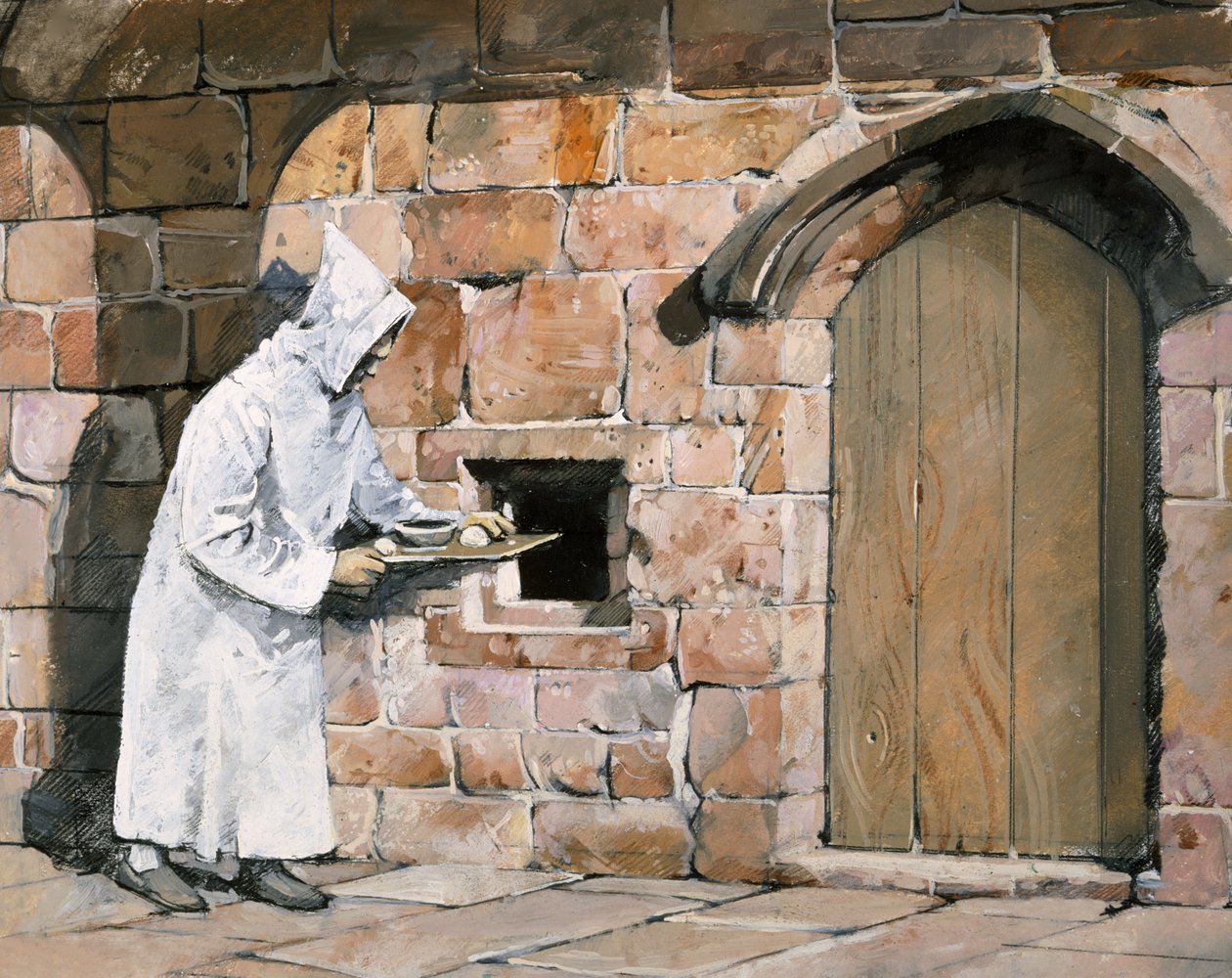 Monk, Mount Grace Priory by Ivan Lapper