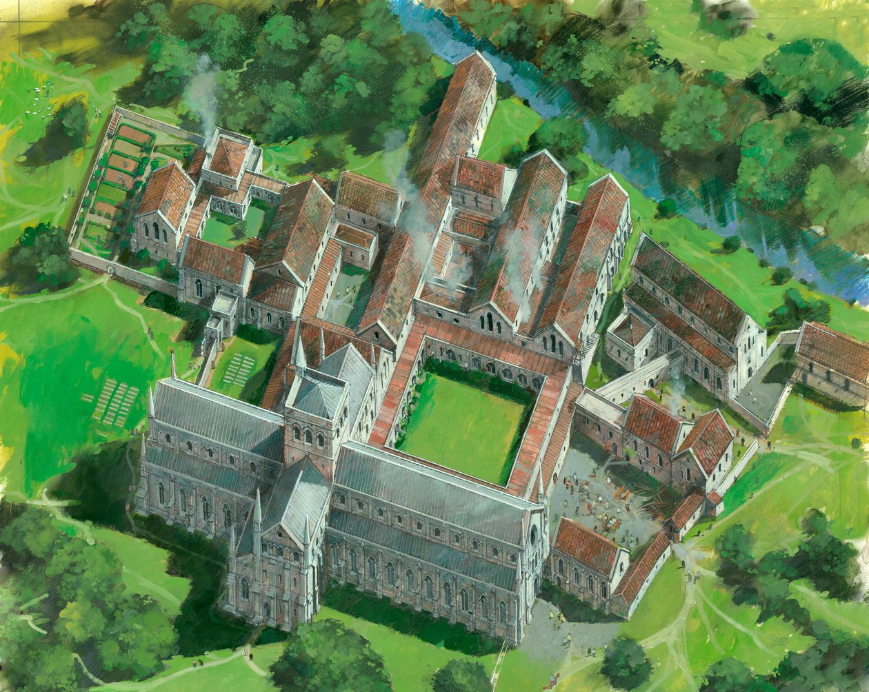 Waverley Abbey, Farnham, Surrey by Ivan Lapper
